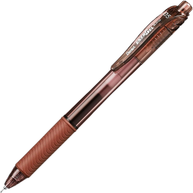 Pentel Energel Gell Pen Brown Ink (0.5mm) - 1 Pcs image