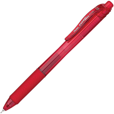 Pentel Energel Gell Pen Red Ink (0.5mm) - 1 Pcs image