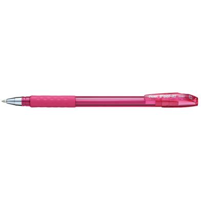 Pentel Feel-IT Ballpoint Pen 0.7mm - Pink - Barrel - Blue image
