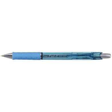 Pentel Feel IT 0.7mm Ball Pen Sky Blue Ink - 1 Pcs image