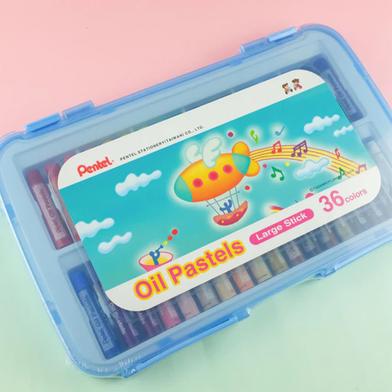 Pentel Oil Pastel Set with Carrying Case,36-Color Set, Assorted, 36/Set (PENPHN36)