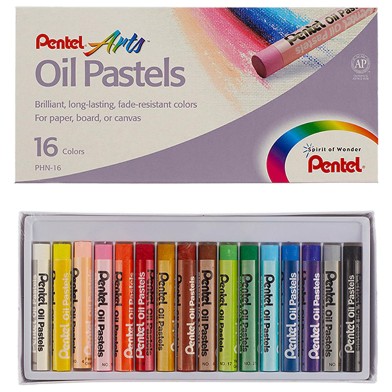 Pentel Oil Pastel 16 Color Set image