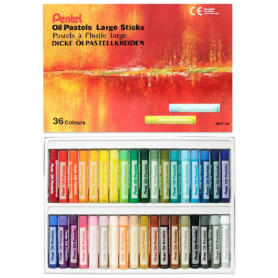 Pentel Oil Pastel Large Stick 36 ColorsSet image