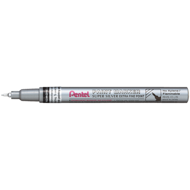 Pentel Paint Marker Extra Fine Point - Silver image