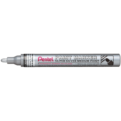 Pentel Paint Marker Medium Point - Silver image