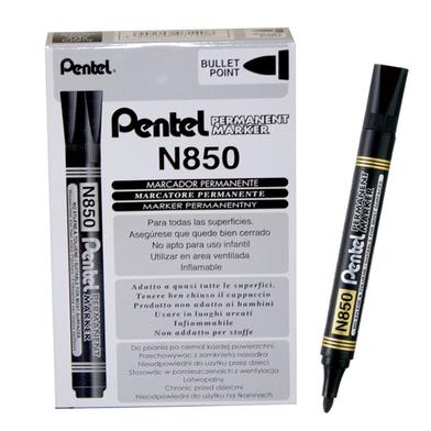 Pentel Permanent Marker N850 Bullet Point - Black - N850-A : Pentel