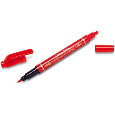 Pentel Permanent Marker Twin Tip - Red image