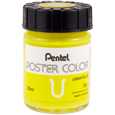 Pentel Poster Color 30cc WPU - Lemon Yellow image