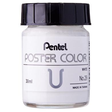Pentel Poster Color 30cc WPU - Pentel White image