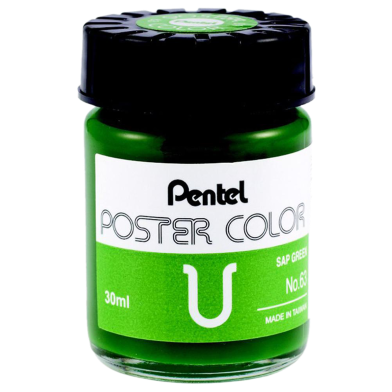 Pentel Poster Color 30cc WPU - SAP Green image