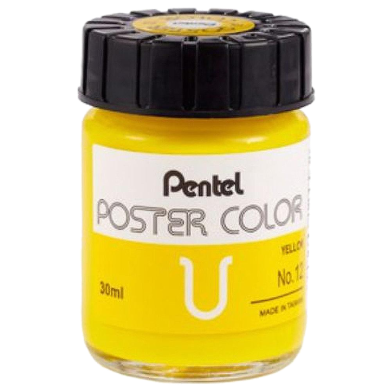 Pentel Poster Color 30cc WPU - Yellow image