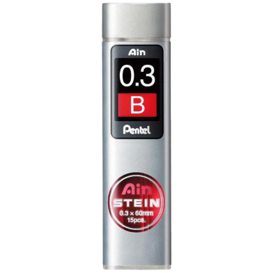 Pentel Refill Lead Stein 0.3mm-B 15Leads image