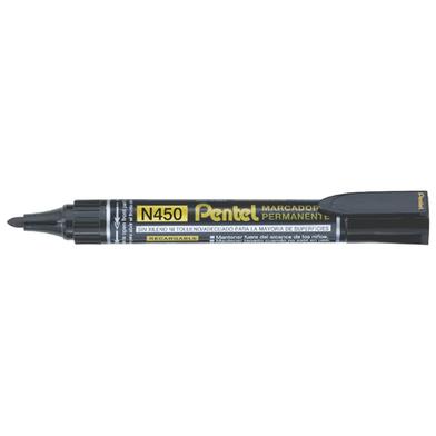 Pentel Refillable Permanent Marker Bullet Point - Black image