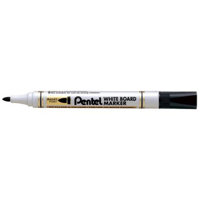 Pentel White Board Marker Bullet Point - Black image