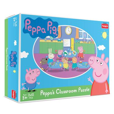 Funskool Peppa Pig Classroom 2 in 1 Puzzle image