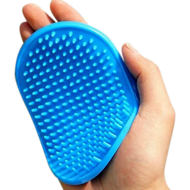 Pet Bath Washing Brush Rubber pet Grooming Brush image