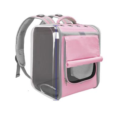 Pet Cat Carrier Backpack Foldable Square Travel Outdoor Pet Small Dogs Shoulder Bag image