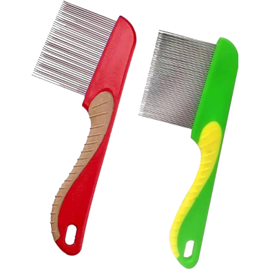 Pet Flea Nit Comb With Stainless Steel Needle image