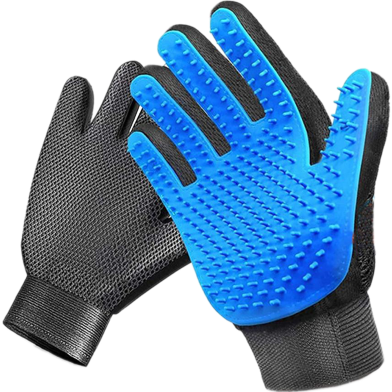 Pet Grooming Glove For Hair Remover, Effective Massage and Bathing image