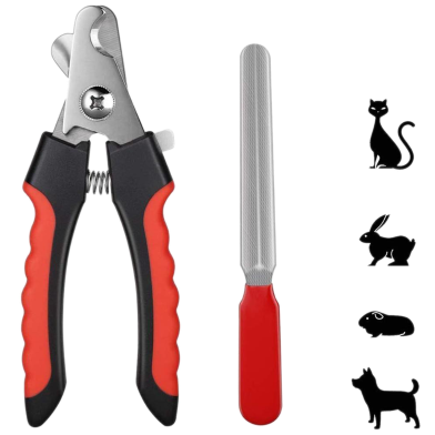 Pet Nail Clipper With Filer For Dogs and Cats image
