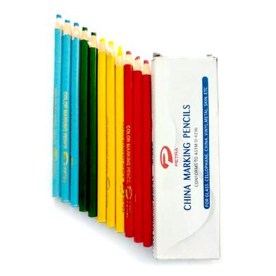 Petra Colour Marking Pencil - Assorted Colour - 12 Pcs image