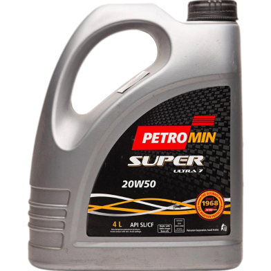 Petromin 20W-50 Mineral Engine Oil 4L image