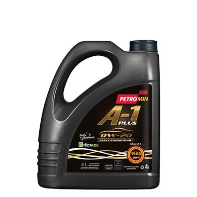 Petromin A1 Plus 0W-20 Full Synthetic Engine Oil 4L image