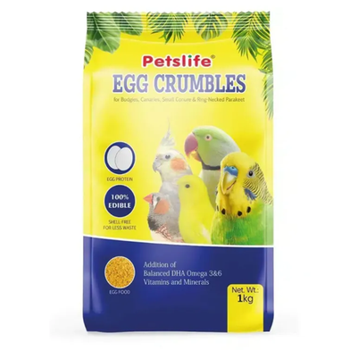 Petslife Egg Crumbles Egg Food 1KG image