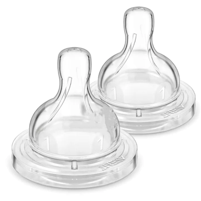 Philips Avent Bottle_Nipple 0 month Plus - 2 Pcs image
