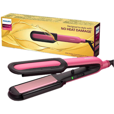 Philips BHS522/00 NourishCare and SilkProtectCare with Heat Protection Hair Straightener for Women image