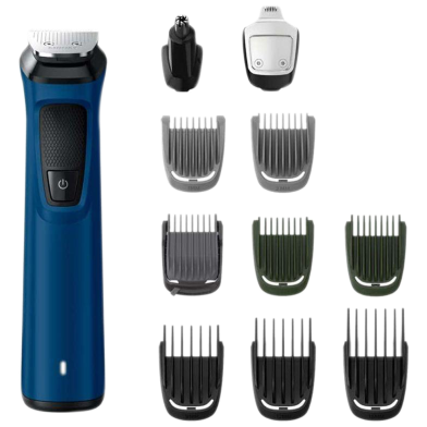 Philips MG7707/15 Multi Grooming Kit 12-in-1, Face, Head And Body All-In-One Trimmer For Men image