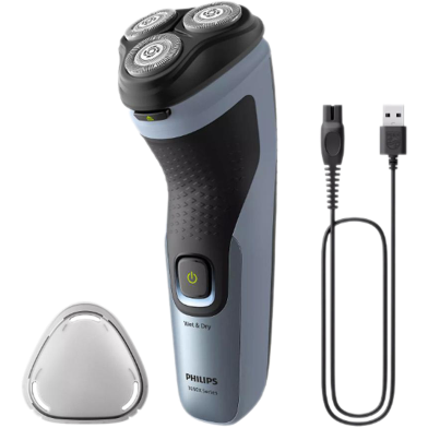 Philips X3063/03 Wet and Dry Electric Shaver 3000X Series for Men image