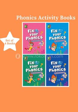 Phonics activity Workbooks : Set of 4 books