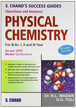 Physical Chemistry - For B.Sc., Part I, II,lll year image
