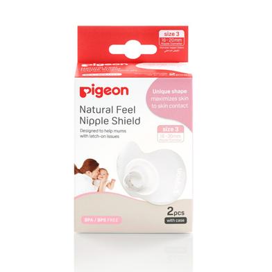 Pigeon Natural Feel Nipple Shield (2pcs) Size 3 (16 – 20 mm) image