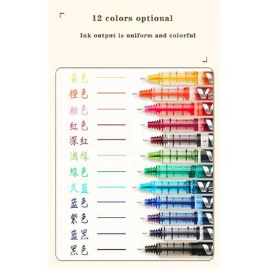 Pilot Gel Pen Colors Ink (0.5mm) - (12Pcs) V5 image