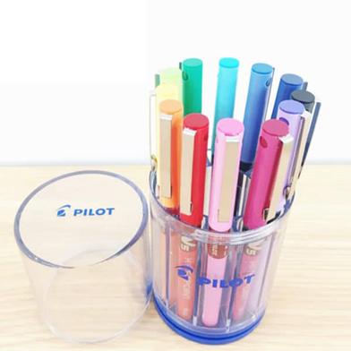 Pilots V5 Hi-Techpoint Liquid Ink Pen 0.5 Assorted Pack Of 12 Shades image