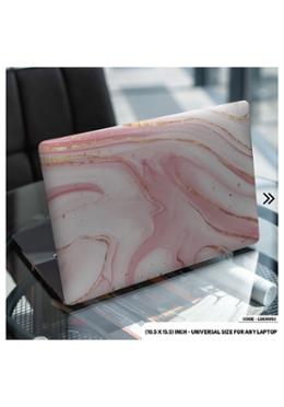DDecorator Pink Marble Texture Laptop Sticker image