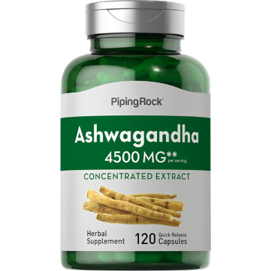Piping Rock Ashwagandha 4500mg 120 Capsules image