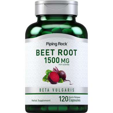 Piping Rock Beet Root 1500mg 120 Capsules -485273034 image