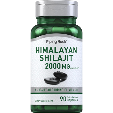 Piping Rock Shilajit Extract 2000mg 90 Capsules -486931756