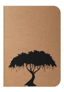 Plain Notebook Tree Design - Noteboibd image