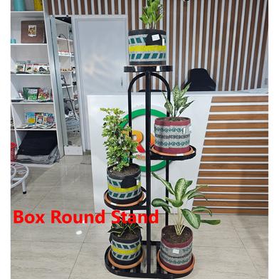 Plant Stands- Small Box Round Stand image