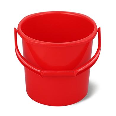Plastic Handle Square Bucket Red - 15 Liters image