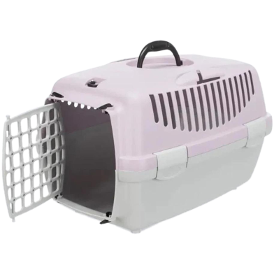 Plastic Pet Carrier For Cat Dog Puppy Rabbit Travel Box Basket Cage Outdoor New transport pet travel cage image