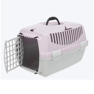 Plastic Pet Carrier For Cat Dog Puppy Rabbit Travel Box Basket Cage Outdoor New transport pet travel cage image