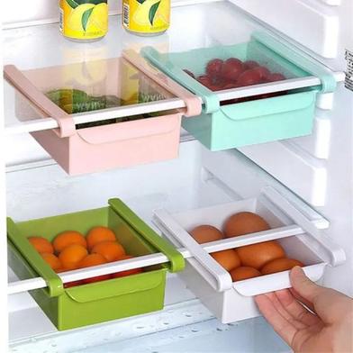 Plastic fridge vegetable/fruits basket for Home, Square image