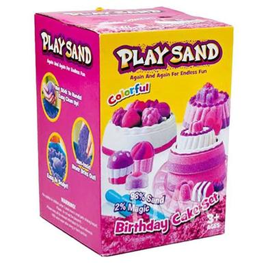 Play Sand Toy Birthday Cake Set For Kids image