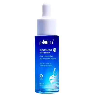 Plum 5 Percent Niacinamide Face Serum With Rice Water - 30ml image