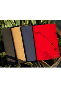 Pocket Book Black, Blue, Kraft and Red Notebook 4-Pack image